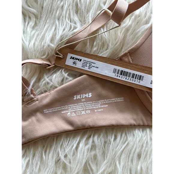 Skims Fits Everybody T-Shirt Bra Mica Size 32C - Picture 5 of 5